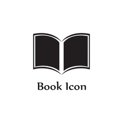 Book reading logo and symbols template