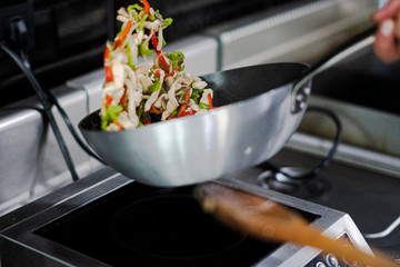 Preparation of quesadilla wrap different phases