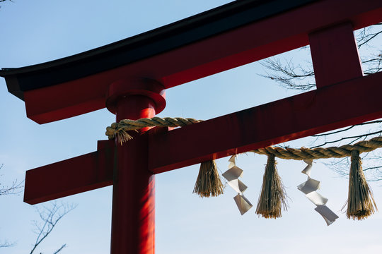 Tempel-Architektur des Tempels auf dem Mount Takao