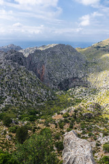 Obraz premium Sierra de Tramuntana mountains on Mallorca island