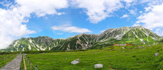 Fototapeta premium 【富山県 日本の観光名所】室堂（立山室堂平）
