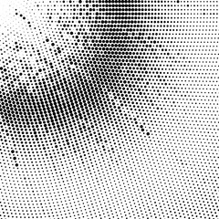 Halftone Pattern. Set of Dots. Dotted Texture on White Background. Overlay Grunge Template. Distress Linear Design. Fade Monochrome Points. Pop Art Backdrop.