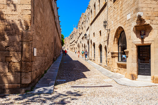 Street Of Rhodes Knights, Greece