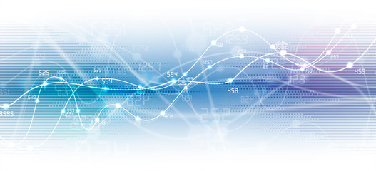 Abstract tech background. Futuristic technology interface