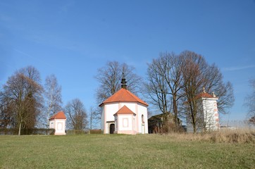 The historical chapel of Loreta Old Hroznatov, pilgrimage site Maria Loreto, Stary Hroznatov, place...