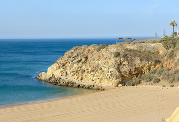 Fototapeta na wymiar Peneco beach in Albufeira