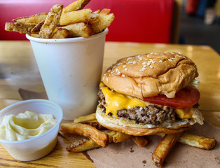 Five guys burger and fries