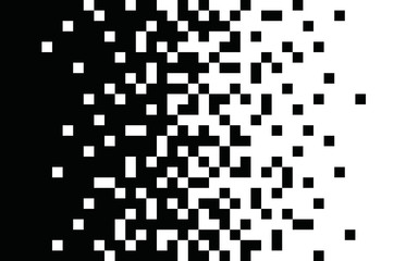 Pixel gradient Speed seamless pattern Vector line texture Fast effect design Black elements on white background - obrazy, fototapety, plakaty