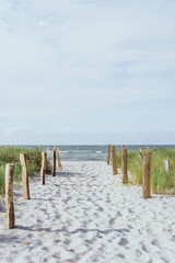 Obraz premium Weg zum Strand