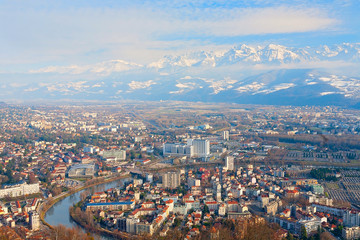 Fototapeta na wymiar Grenoble, Frankreich