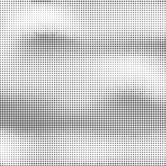 Halftone Pattern. Set of Dots. Dotted Texture on White Background. Overlay Grunge Template. Distress Linear Design. Fade Monochrome Points. Pop Art Backdrop.