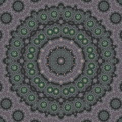 Seamless mandala round circle asian traditional pattern