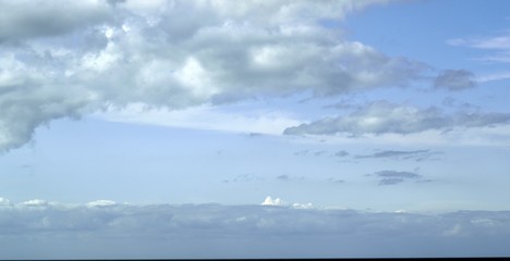 Cloud formation in summer