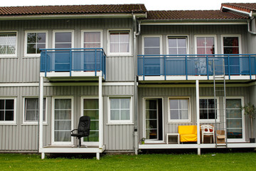Cosy student residence made of wood