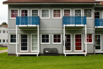Cosy student residence made of wood