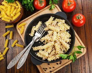 Pasta with minced meat
