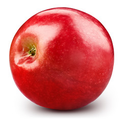 Red apple isolated on white