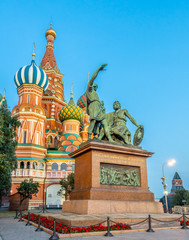 Saint Basil cathedral in Moscow, Russia
