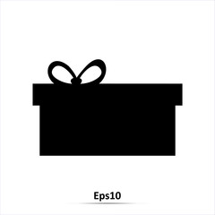Gift icon. Vector Illustration. EPS 10
