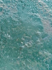 blue blister background water ice 