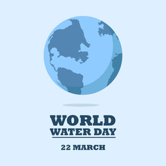 World water day. Vector
