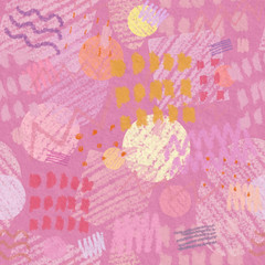 Geometric seamless pattern for fashion and wallpaper. Memphis style texture background. The pattern can be used for printing on paper or fabric, as well as for web design.