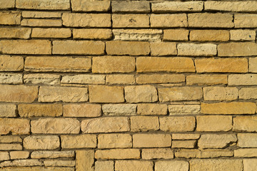 Natural stone brick wall texture