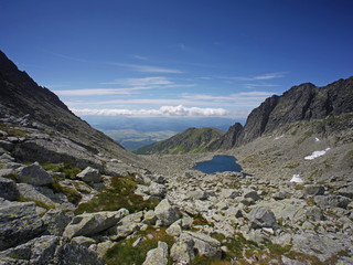 Tatry Wysokie - widok na Dolinę Furkotną i Furkotny Staw