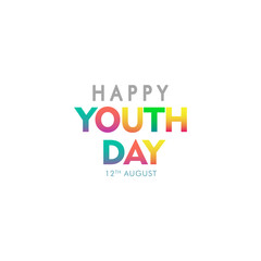 Happy Youth Day Celebration Vector Template Design Illustration