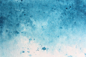 Macro Blue Misty Watercolor
