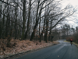 Winter ride to Pohorany, nice climb, just in time before dark