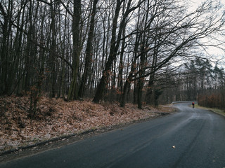 Winter ride to Pohorany, nice climb, just in time before dark