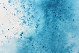 Macro Blue Misty Watercolor