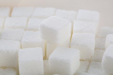 Sugar cube food ingredient background 