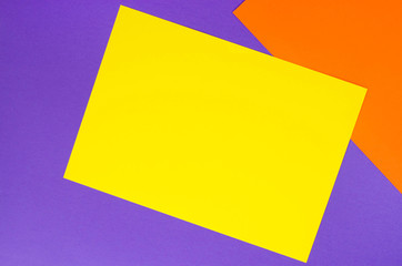 Bright paper background of several colors.