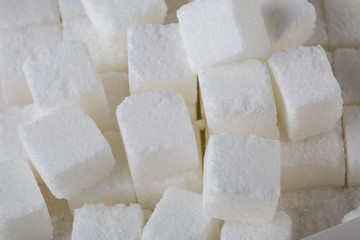 Sugar cube food ingredient background 