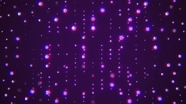 many shiny crystals random rotating fading in color space animation glamour background new quality universal motion dynamic animated colorful joyful cool 4k stock video footage