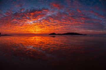 Sunrise at Campeche Beach in Florianópolis Santa Catarina Brazil