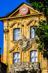 Fototapeta na wymiar famous old town hall in bamberg