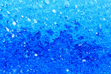 Blue Watercolor with Snow background
