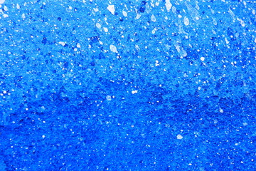 Snow Watercolor on Blue Background
