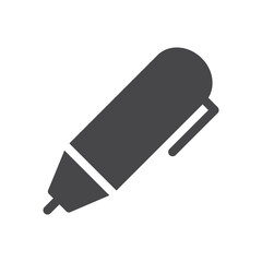 Pen vector icon, simple sign for web site and mobile app.