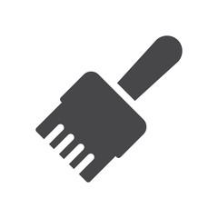 Paint brush vector icon, simple sign for web site and mobile app.