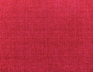 Textured red natural fabric 