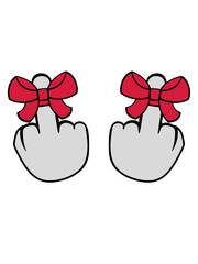 2 hände wichser mittelfinger zeigen beleidigen fick dich fuck you off hand finger böse gemein schenken geschenk schleife lustig geburtstag feiern party cool clipart stinkefinger