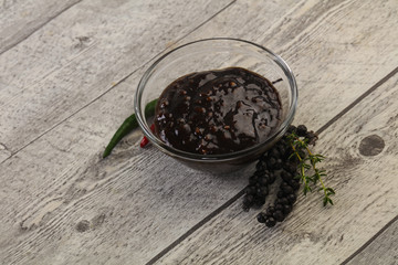 Black pepper sauce for meat