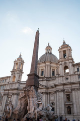 Fototapeta na wymiar Saint Peter's basilica facade dome Vatican Rome Italy