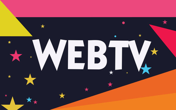 Word writing text Webtv. Business concept for Internet transmission programs produced both online and traditional.