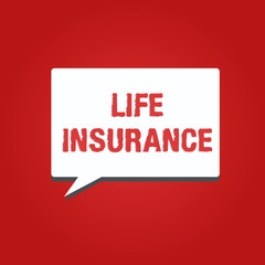 Conceptual hand writing showing Life Insurance. Business photo showcasing Payment of death benefit or injury Burial or medical claim.