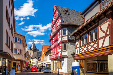 Altstadt und Untertor, Meisenheim, Rheinland-Pfalz, Deutschland 